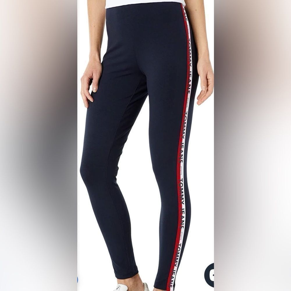 Tommy‎ Hilfiger Women's Side Tape Legging - Picture 2 of 5